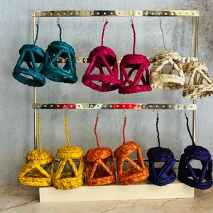 52/ BASKET: Handmade Raffia Leaves Earrings Naturally Colored Created to Elevate  Fashion Taste and Celebrate Afro Heritage