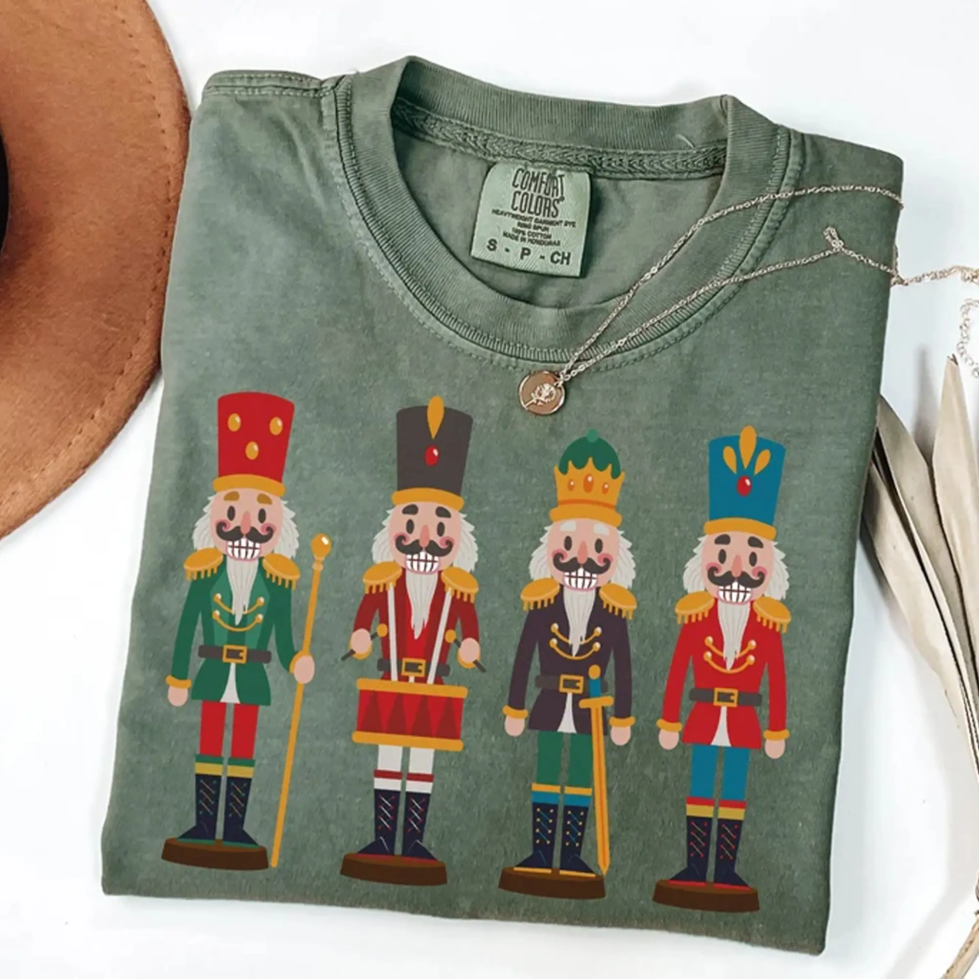 Comfort Colors Nutcracker Shirt, Sugar Plum Fairy Shirt, Cute Christmas Shirt, Womens Holiday Gift, Christmas Graphic Tee
