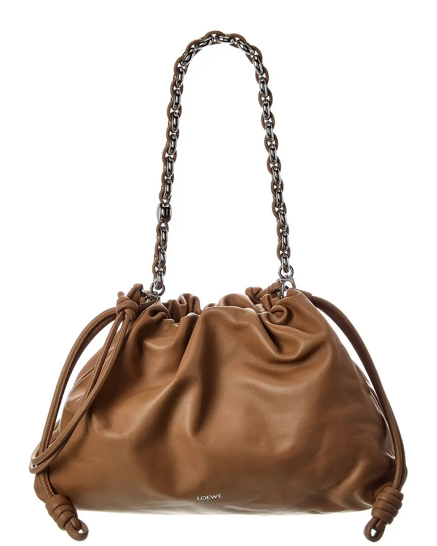 Loewe Flamenco Large Leather Clutch