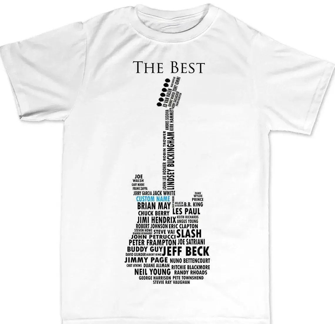 Guitar Shirt for Men, Custom Guitar Shirt, Personalized Guitarist Tee, String Instrument Legends T-shirt, Gift for Guitar Players
