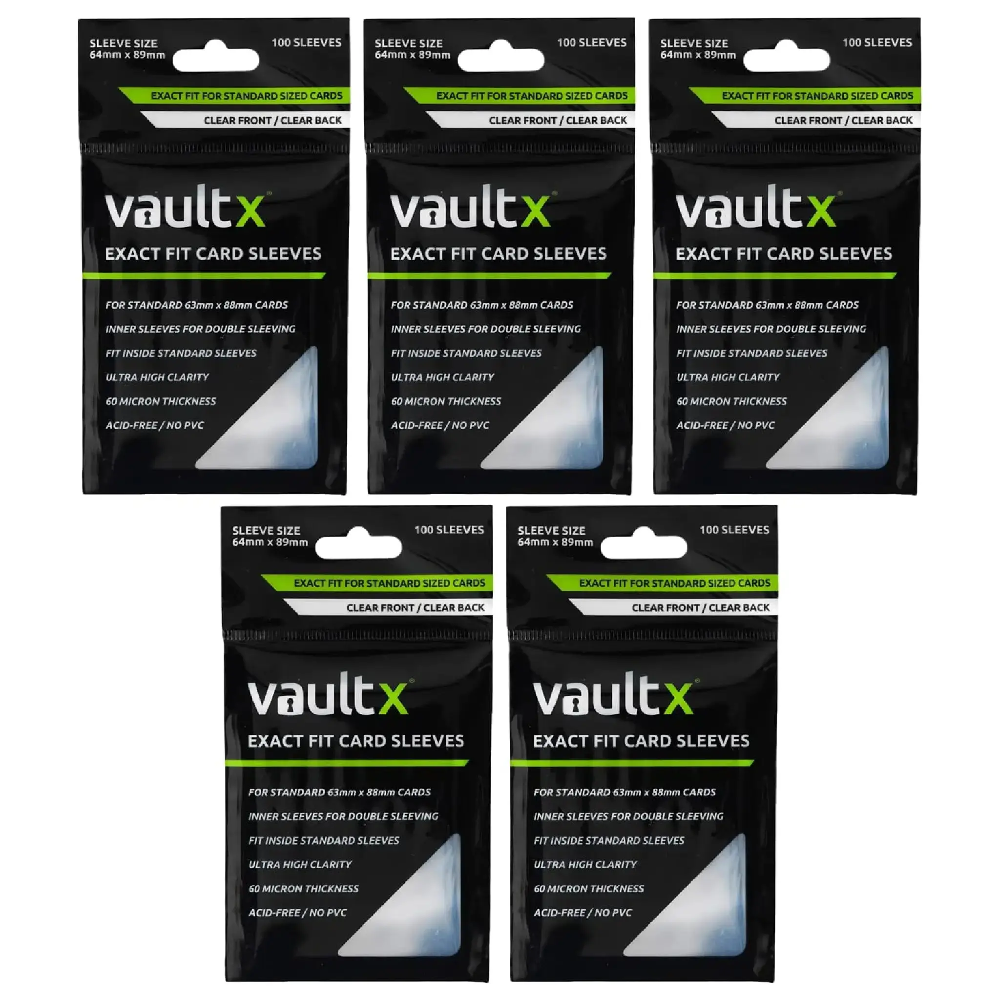 Vault X: Exact Fit - 500CT [Sleeves]