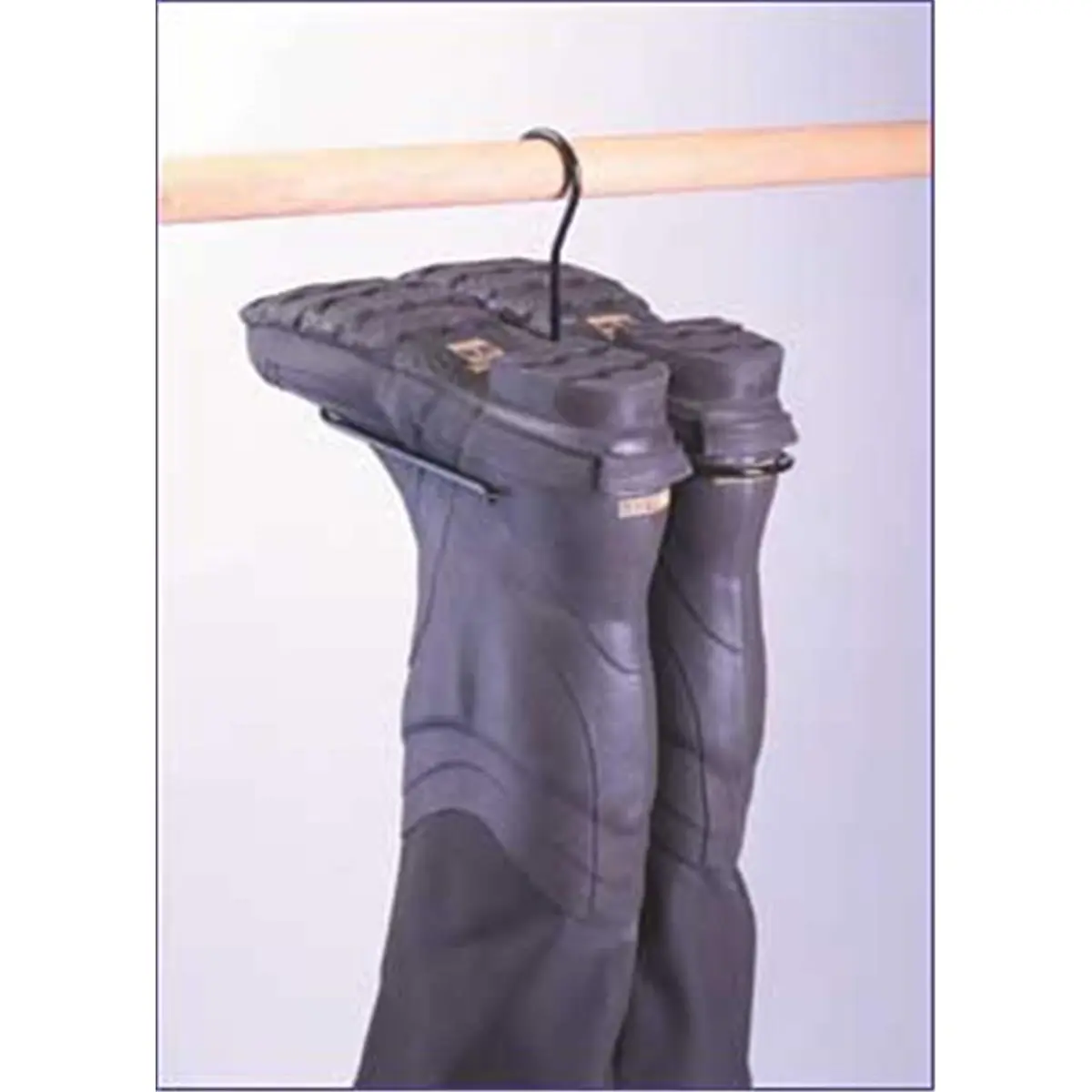 212 MAIN Curved Shape Wader Hanger Sets with Flexible Chain - Universal Mount for Trees, Closet Rods, Doors - Outdoor Sports Equipment Storage Solution for Sports Enthusiasts, Curved Shape Hanger