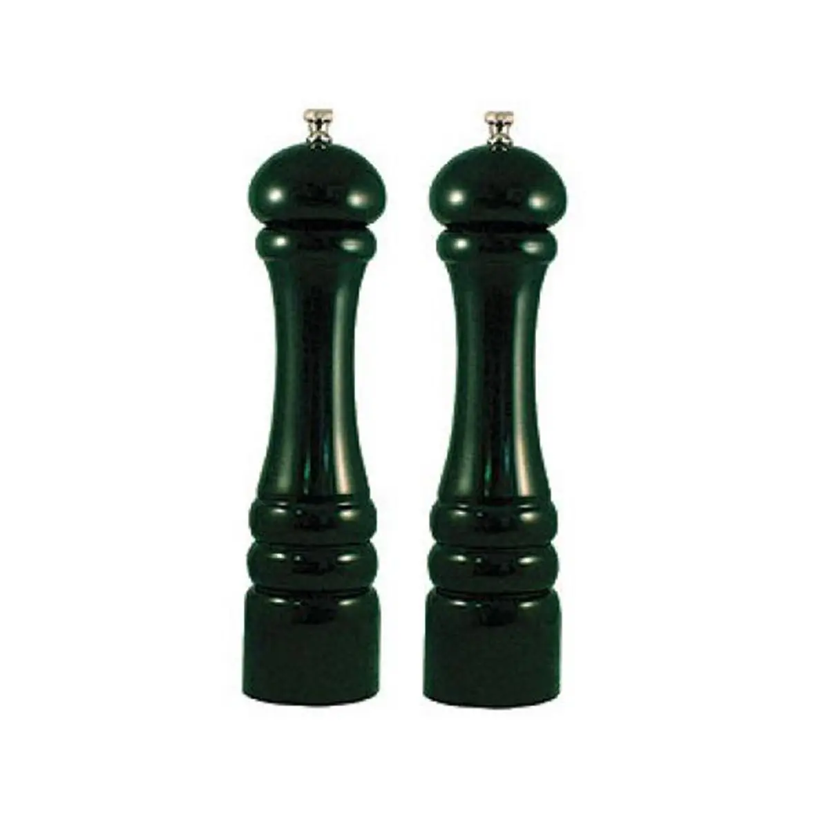 212 MAIN 10 in. Forest Green Salt and Pepper Mill Set, Kitchen Accessory