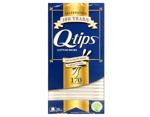 Q Tips Cotton Swabs Size 170s Q-Tips Cotton Swabs 170 Ct