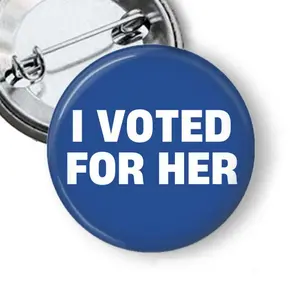 I Voted for Her Pin Button, Flair Pin Button, Fuck Trump Pin Button, Anti Trump Pin Button, Resist Pin Button, Trump Protest Pin Button, Anti Trump Feminist Gift