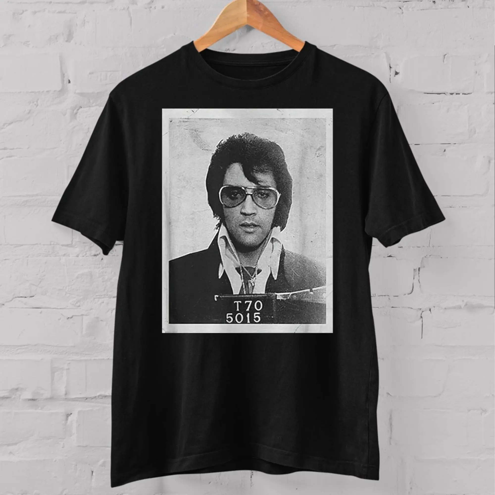 Vintage Elvis Presley Mugshot Shirt, 90s Elvis Presley Shirt, Elvis Presley Gift, Elvis Presley Lover, King Of Menswear, Classic Rock & Roll Fashion