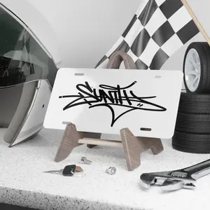 Graffiti Tag Vanity Plate | Personalized License Plate Style