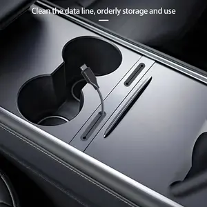 Tesla Model 3/Y Center Console USB Hub Docking Station Organizer