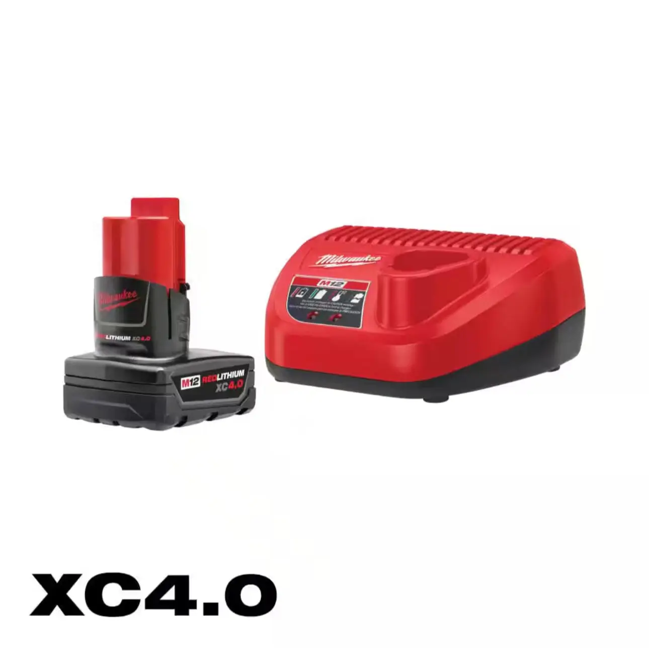 Milwaukee M12 XC 4.0 Ah Battery and Charger Starter Kit