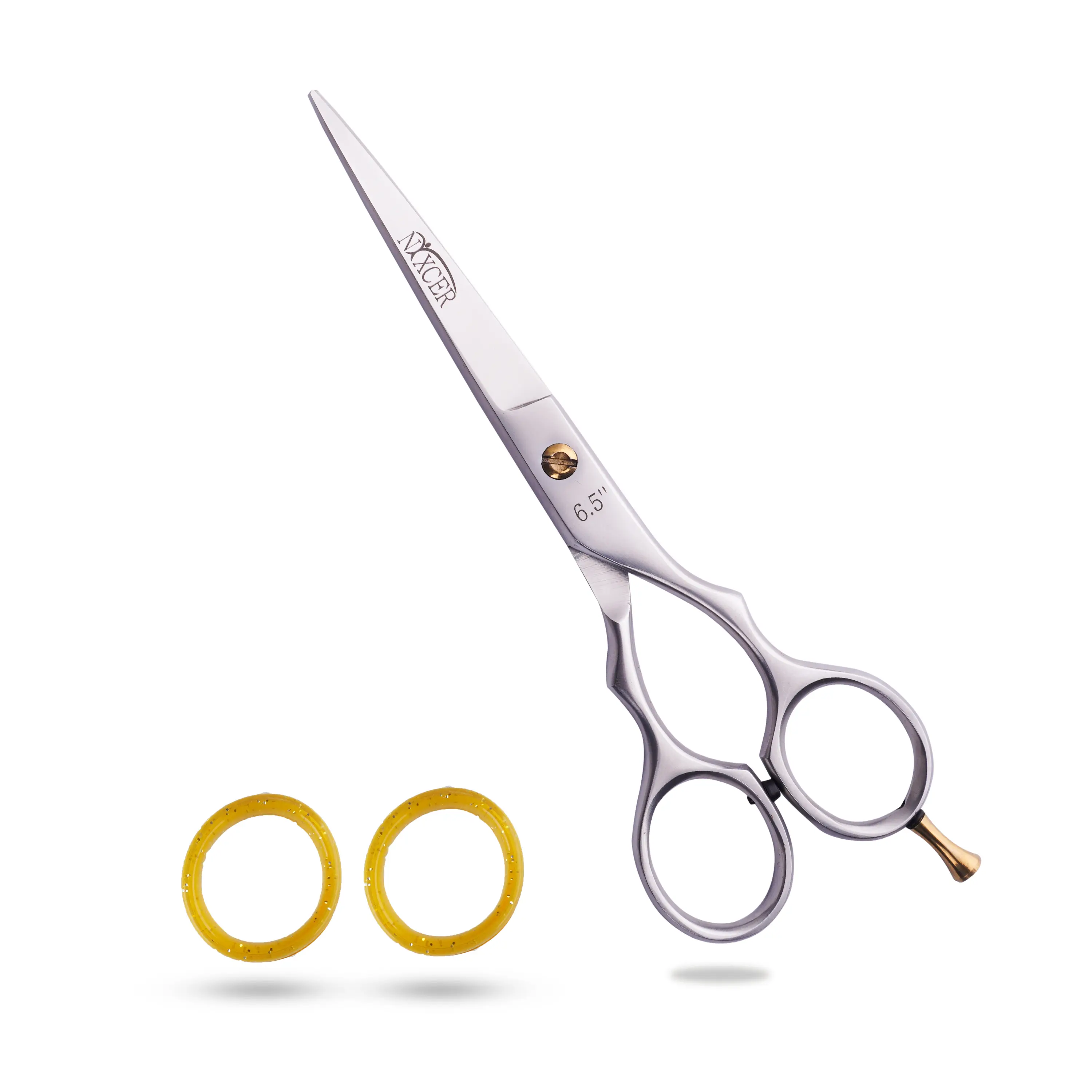 Nixcer Professional Super Cut Jaguar Hair Cutting Scissor 6.5" for Saloon & Home- High Carbon Stainless Steel with Pointed Tip for Precision Cutting
