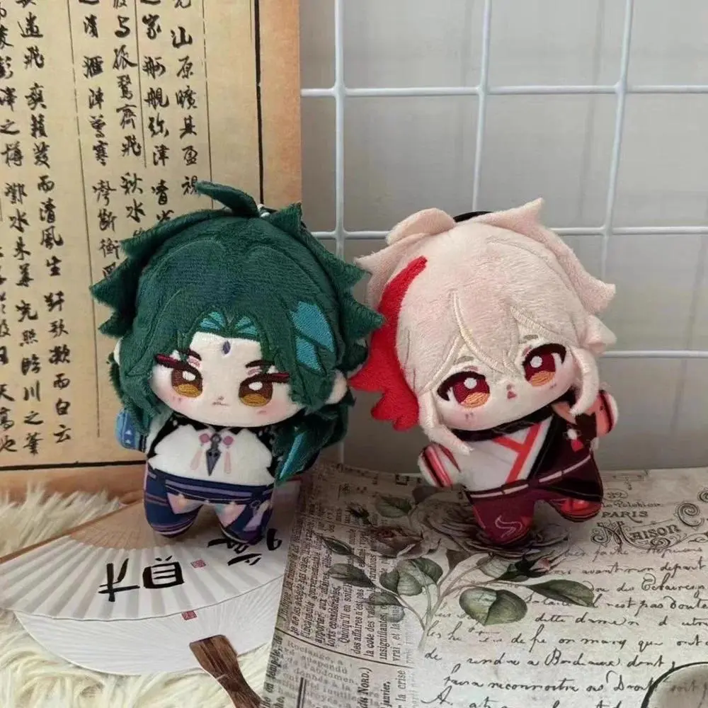 Genshin Impact Plush Toys Kazuha Xiao Scaramouche Venti Anime Cartoon Figure Stuffed Doll Pendant Keychain Gift For Kids