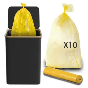 Recycling Bin with Laundry Basket, Trash Can, Bottle Collection Box, Includes 10 Large Garbage Bags, Foldable, 100L Capacity