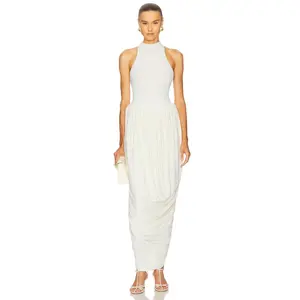 Helsa The Duchess Jersey Dress in Ivory