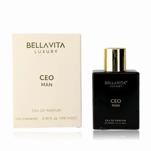Bellavita CEO Man Scented Perfume - 3.3 oz EDP Spray for Men, Fragrance with Pleasant Aroma for Spray on Skin