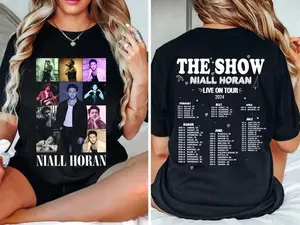 Niall Horan T-shirt, Niall Horan 2 Side T-shirt, Niall Horan T-shirt, The Show Album Track List T-shirt, Niall Horan Music Tour T-shirt