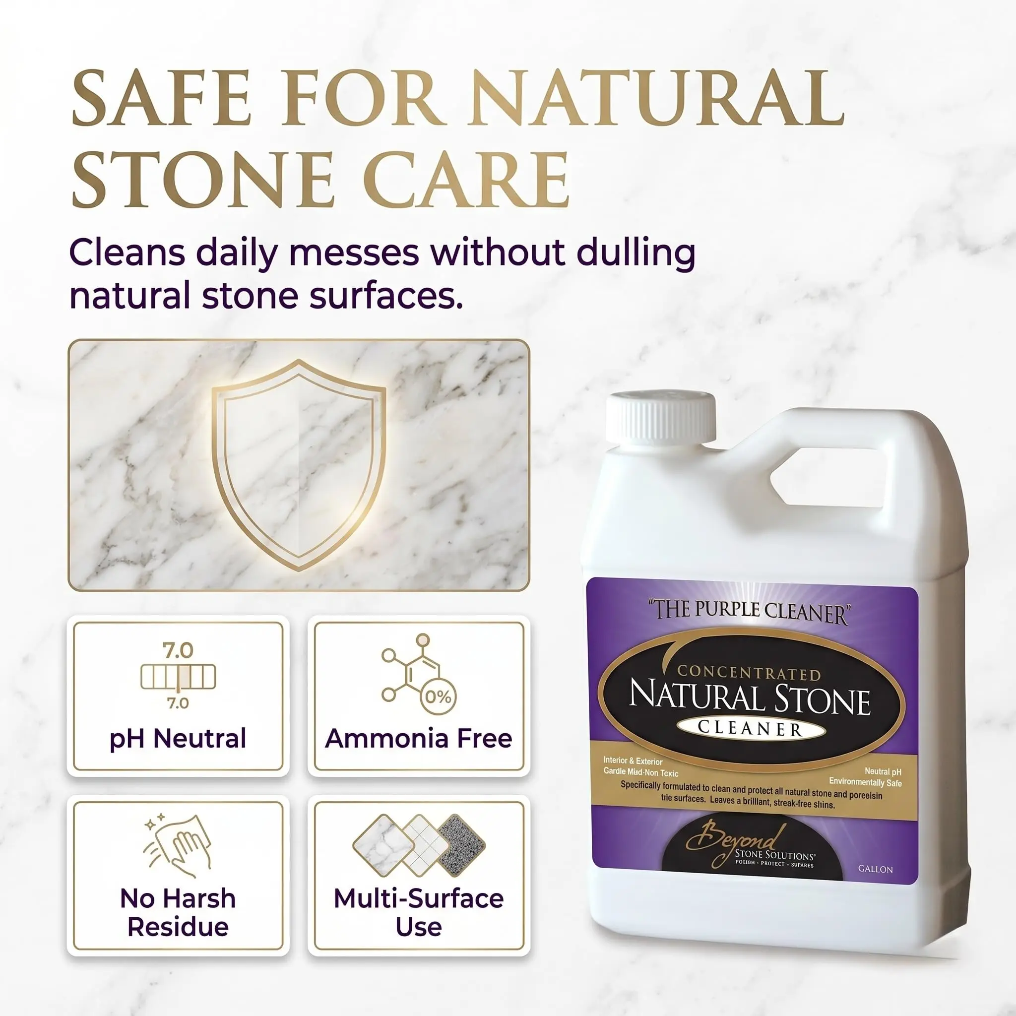 Floor & Surface Care — Natural Stone Cleaner + Easy Oxy