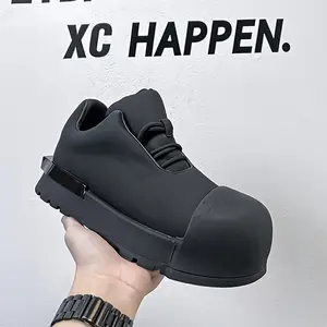 UYCEKK 2026 New Men'S Thick Sole Height Increasing Casual Sneakers|   Versatile Sports Shoes with Round Toe, Microfiber Upper, Rubber Sole, Lace Closure, Trendy Style for Spring/Fall