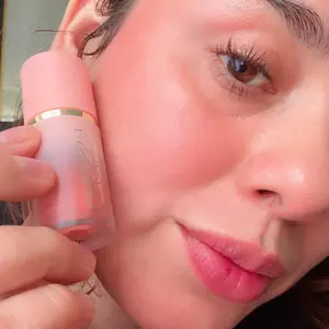 Long-Lasting Liquid Blusher, Easy Coloring Blush Stick and Cheek Contour Pressed Powder, Glow and Matte Cheek Makeup Duo, Fall Cosmetic Gift