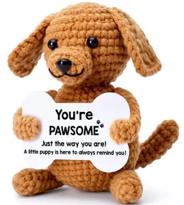 Funny Valentines Day Dog Gifts for Women Men Girls Boys, Valentines Birthday Gifts Ideas Cute Stuff Cool Things, Small Puppy Dog Stuffed Animals Plush, Mini Emotional Positive Desk Decor Accessories