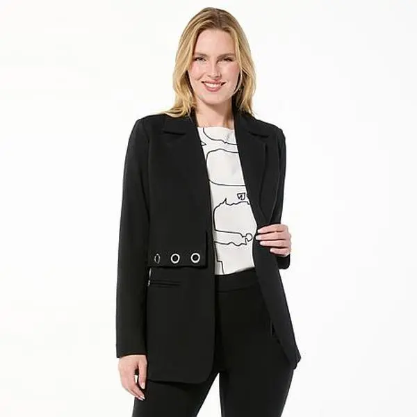GREY by Jhoan Sebastian Grey 3-in-1 Ponte Blazer GREY by Jhoan Sebastian Grey 3-in-1 Ponte Blazer