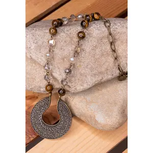 Ursula Necklace in Tigers Eye