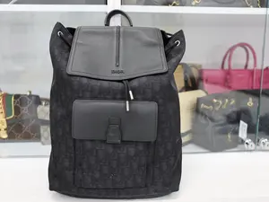 Pre-owned Dior OBLIQUE Backpacks CHRISTIAN MOTION BLACKPACK