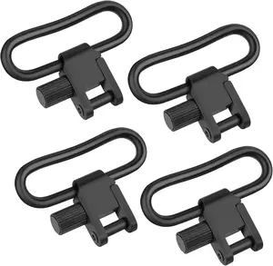 EZshoot Sling Swivel Sling Mount, 1.25 inches Two Point Sling Swivels, Quick Release Sling Clips with Heavy Duty Tri-Lock,2/4PCS