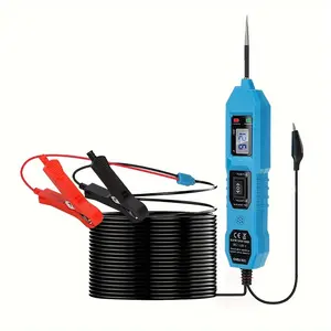 Car Electrical System Tester DC Car Electric Circuit Tester Multi-functional Electrical System Diagnosis Tool with LED Display and Jumper Cables