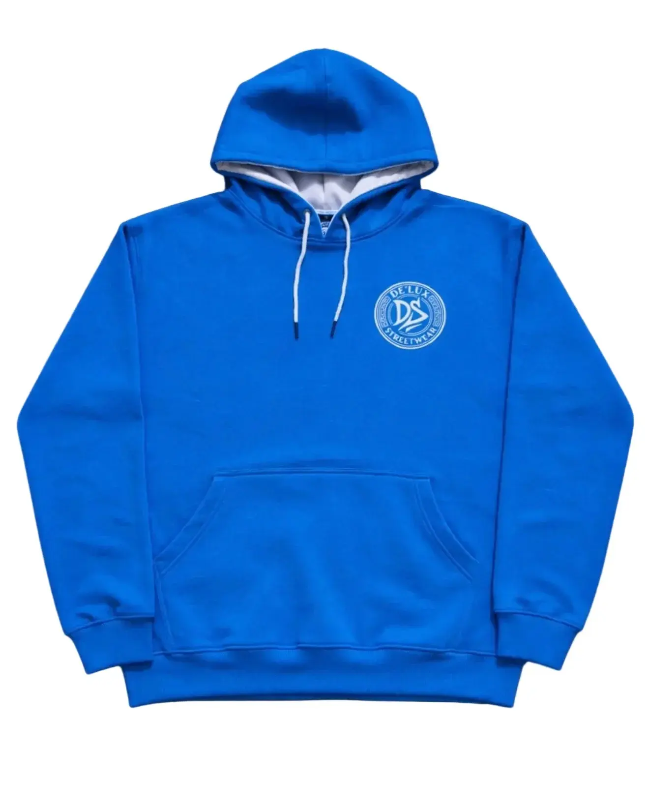 De’LuX Streetwear Turquoise/Beige Hoodie