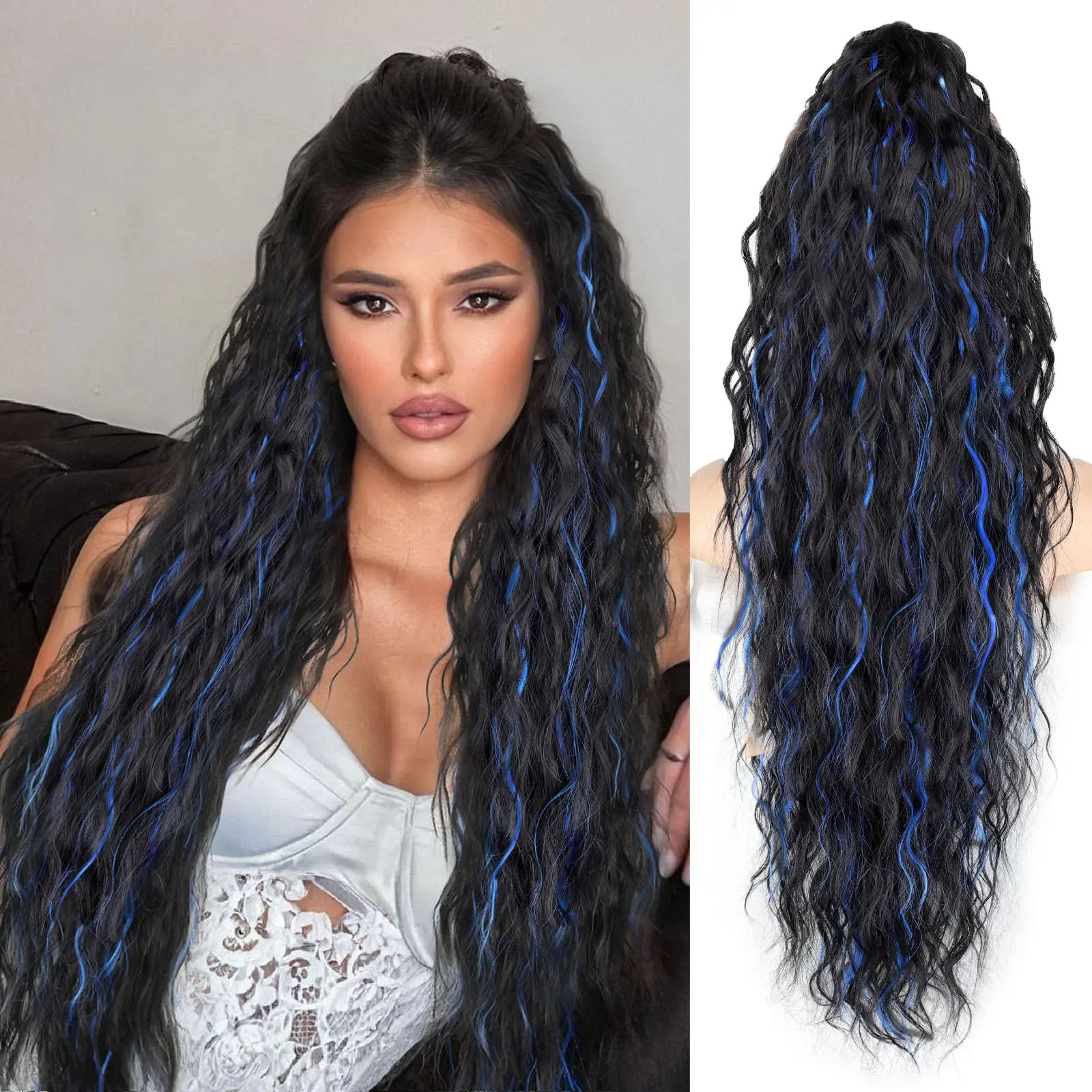 30inch Black Mix Blue