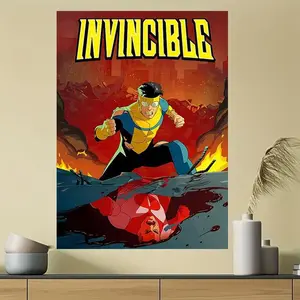 1 Piece <The Incredible Hulk> Comic Cover Art Poster - Retro Superhero Wall Decor with Iconic Fighting Pose and Invincible Logo, No Canvas Print, Suitable for Home, Office, Man Cave - Fan Gift, Multiple Sizes Available (Indoor Use) - Vibrant Colors,