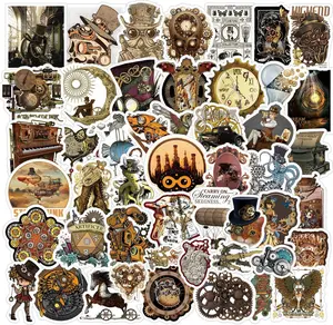 Discover a World of Steampunk Fun with These Enchanting Stickers for Teens, Kids, and Adults