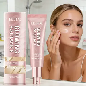 EELHOE Lightweight Long-Lasting Foundation Coverage, Non-Fading, Moisturizing & Refreshing