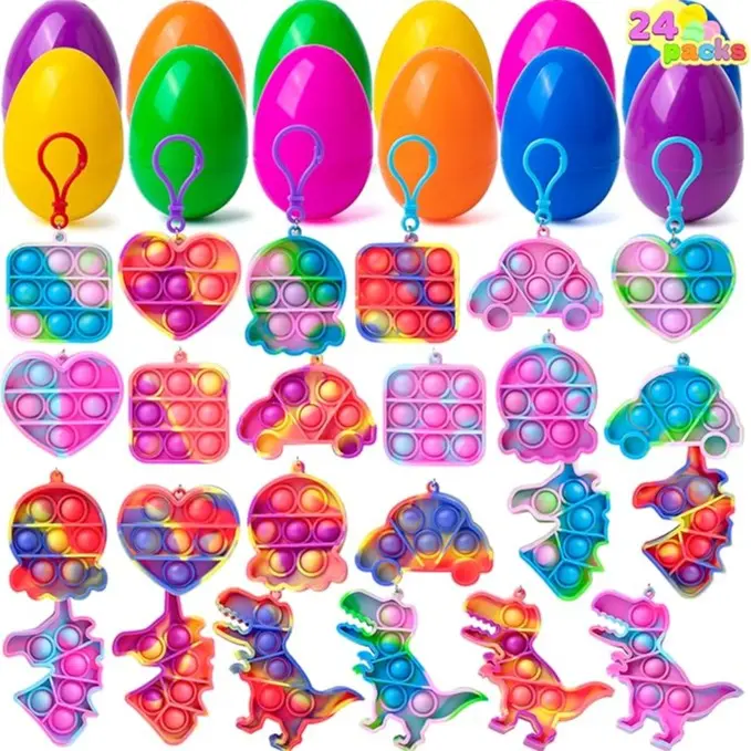 24pcs Keychain Fidget Toys