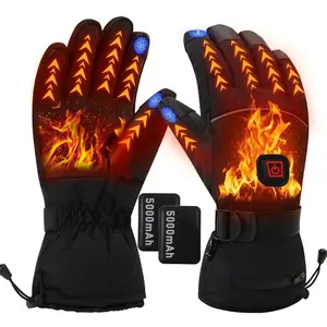 Electric Heated Gloves Winter Warm Touchscreen Skiing Camping Fishing Hunting Motorcycle Heating Gloves Hand Glove