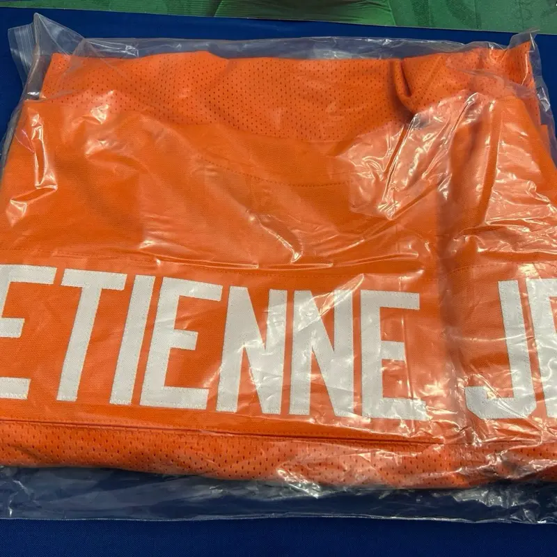 Travis Etienne Jr Clemson Autographed Orange Color Jersey High-Quality Fabric Unique Design for Collection