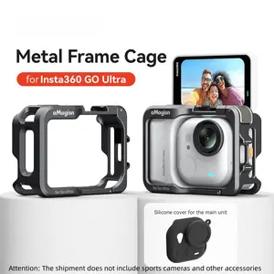 Shadow Stone Insta360 Go Ultra Metal Rabbit Cage Quick Release Protective Frame Accessories, Durable Camera Protection Gear for Outdoor Use