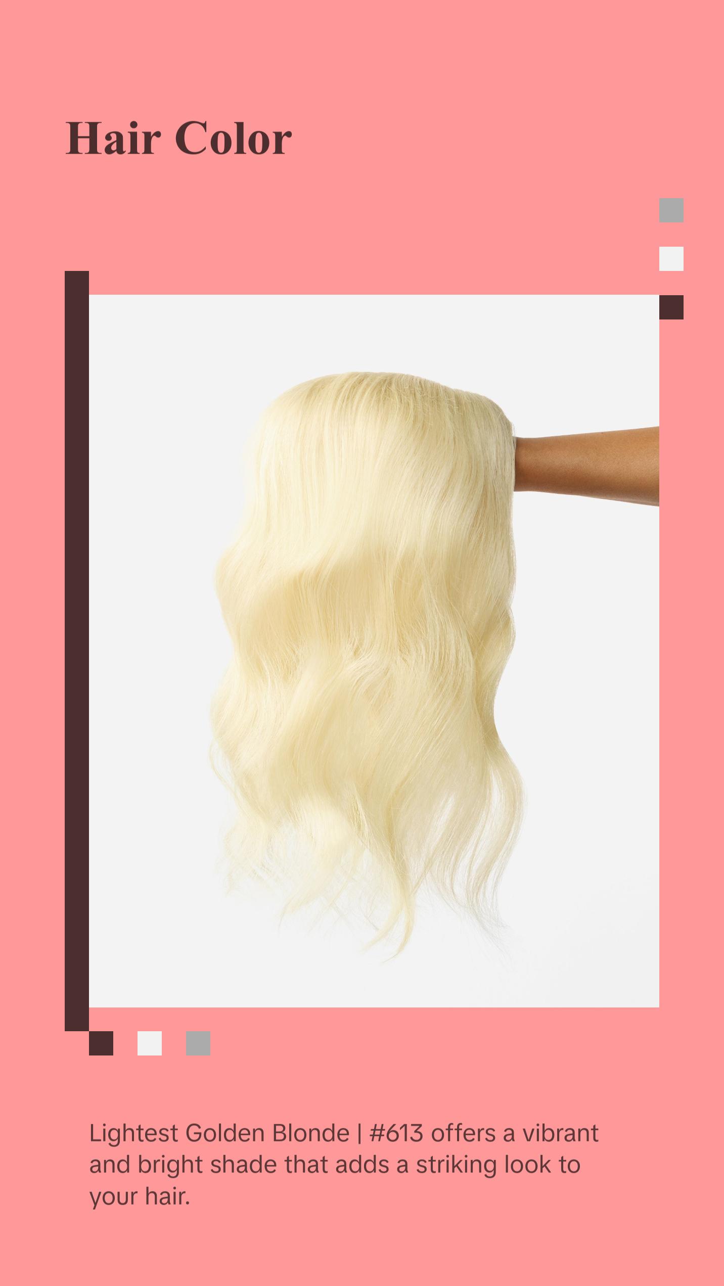 Crown Topper®, Lightest Golden Blonde | #613
