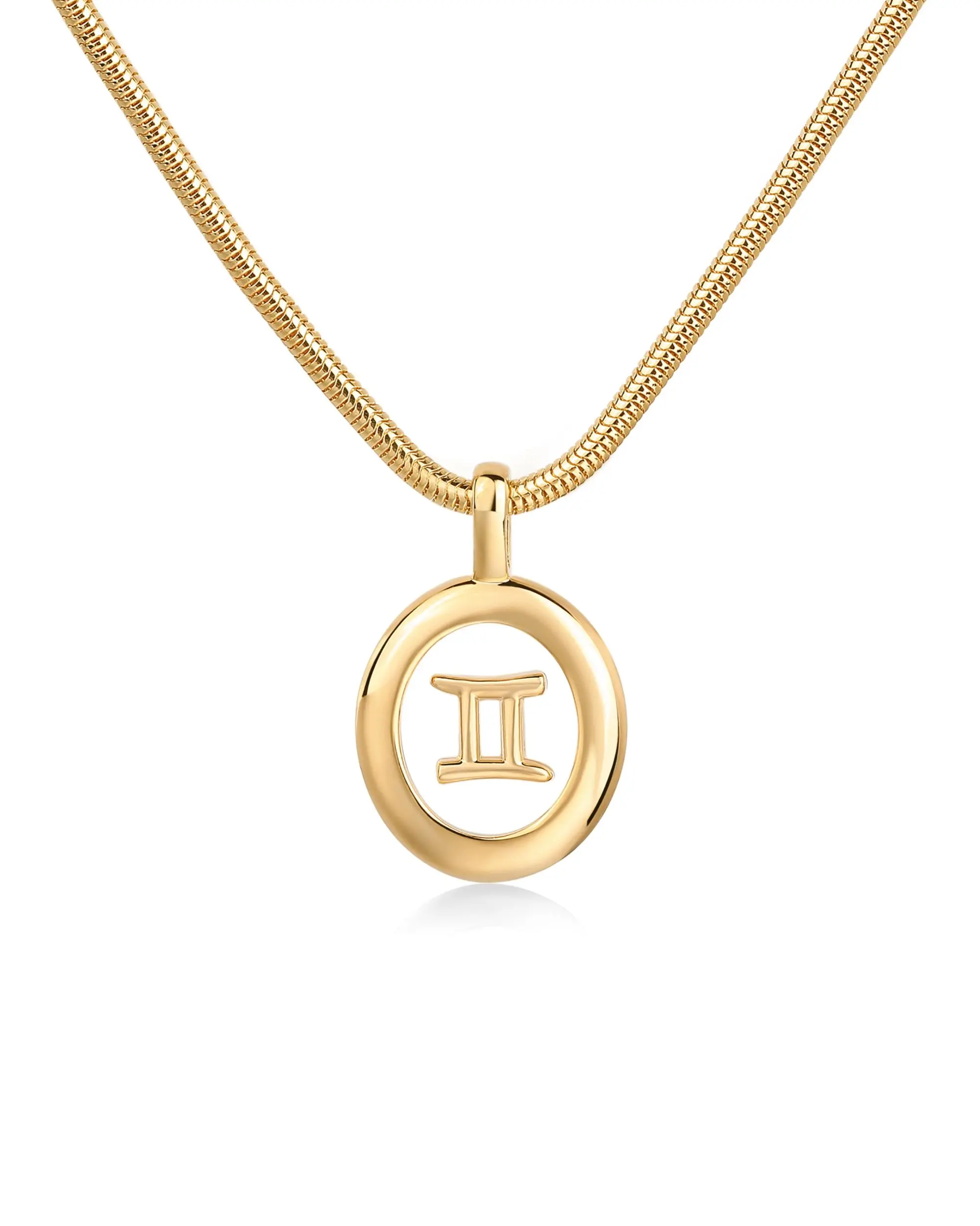 PAVOI 14K Gold Plated Women's Floating Astrology Pendant Necklace with Zodiac Charm PAVOI 14K Gold Plated Women's Floating Astrology Pendant Necklace with Zodiac Charm