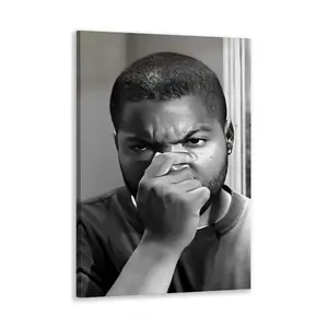 [UNFRAMED] Funny Bathroom Movie Poster, Film Scene Toilet Decor, Bathroom Humor Decor, Amusing Wall Art Gift for Him, Black And White Film Poster