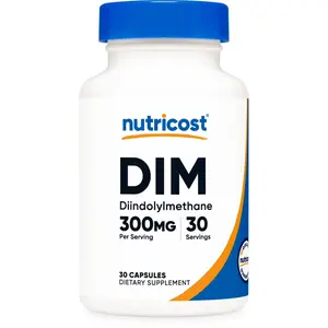 DIM Diindolylmethane 300mg Capsules by Nutricost, 30 Servings