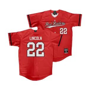 Texas Tech Softball Red Jersey - Samantha Lincoln