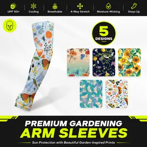 ARMORAY Gardening Sleeves Arm Protection for Women – Garden Sleeve for Women with UV Protection, Lightweight Sun Sleeve, Protective Sleeves for Arms for Outdoor Yard Work