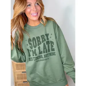 Christian Late Graphic Pullover C.O.C.
