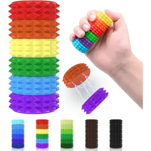 Detachable Magnetic Little Ouchies Pain Fidget Toys,Spiky Pain Stim Fidget Sensory Toys for Adults Stress Relief,Easter Gifts for Men Woman Quiet Fidgets Grippie Toy Office Workers