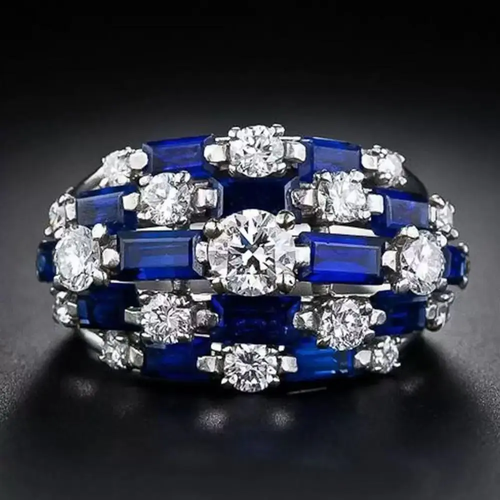 Creative Colorful Zircon-Set Ring - Stylish Commute Accessories Ring