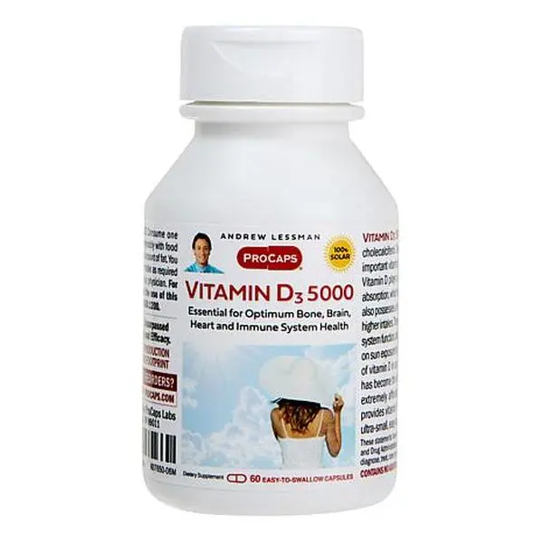 Andrew Lessman Vitamin D3-5000 - 60 Capsules