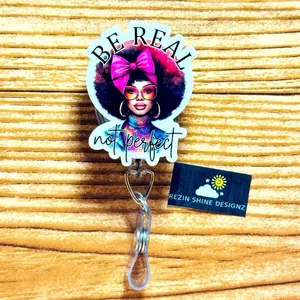 Be Real Not Perfect Badge Reel