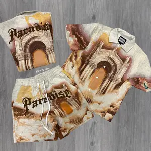 Rebel - paradise  Tapstry Short set - khaki  - 705 905