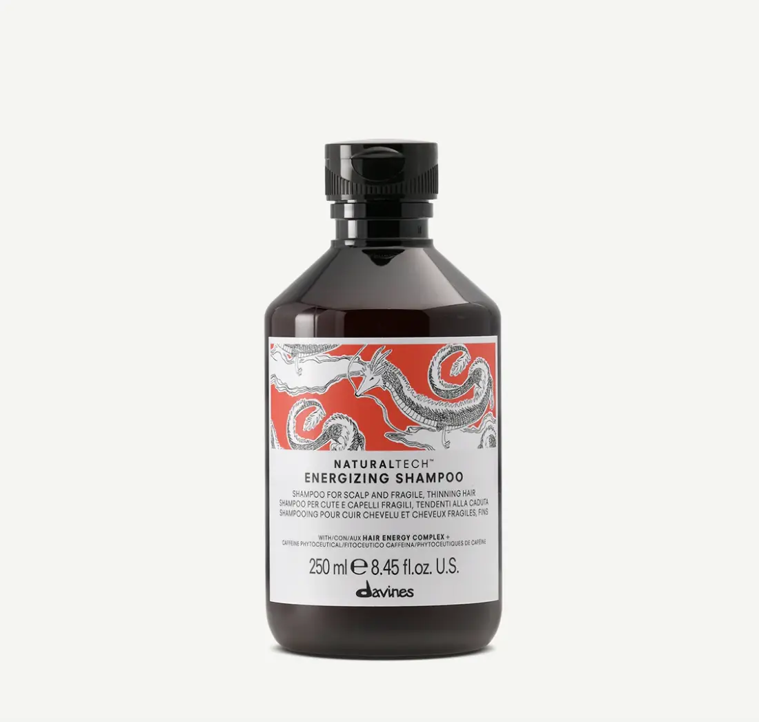 Davines Natural Tech Energizing Shampoo for Fragile Scalps and Thinning Hair